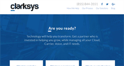 Desktop Screenshot of clarksys.com